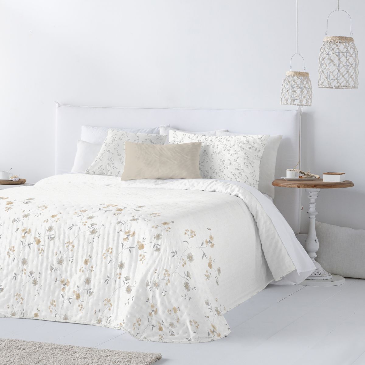 COLCHA IM BOUTI ABRIL BEIGE FUN&DECO