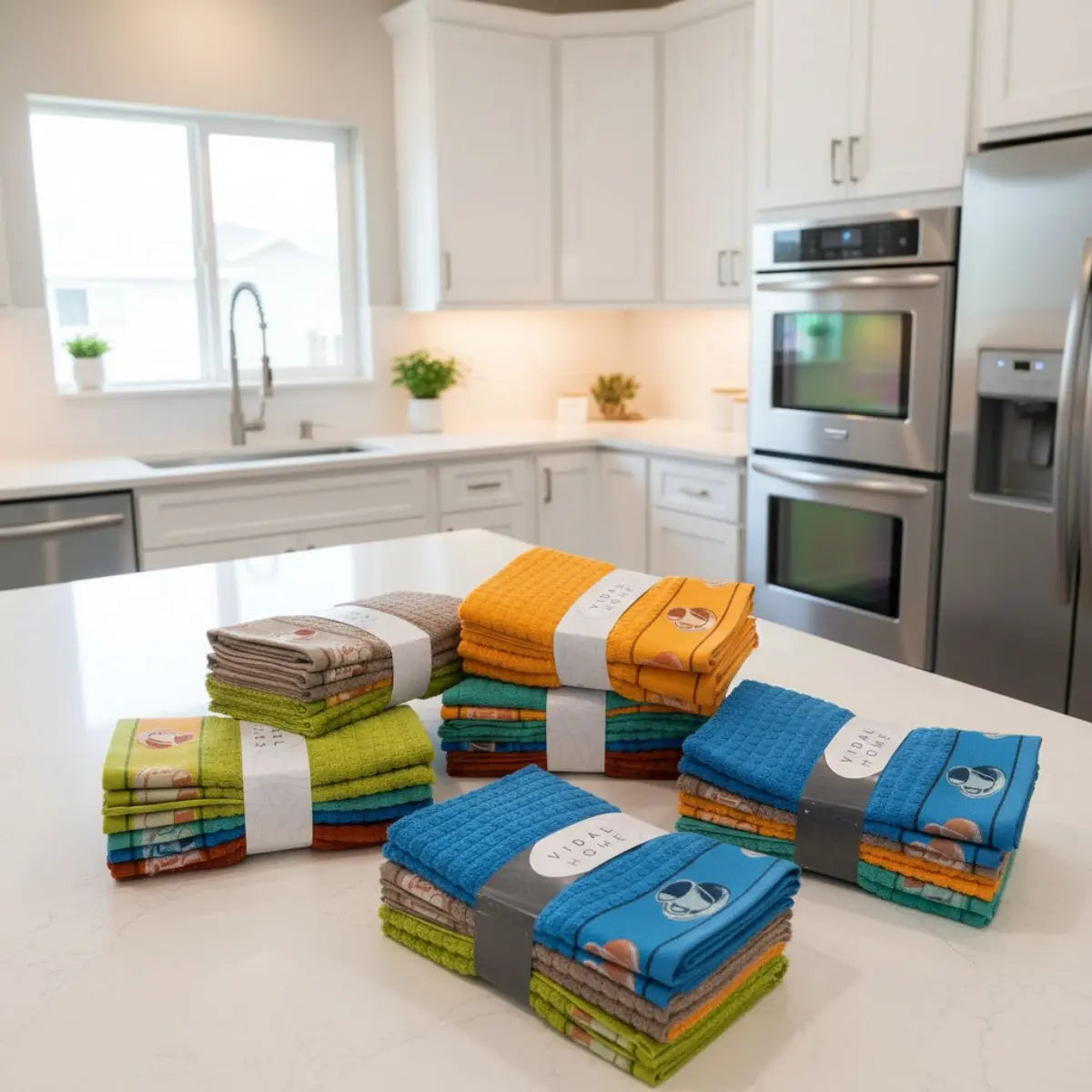 PAÑOS DE COCINA PACK 6 10457 50X50 VIDAL HOME
