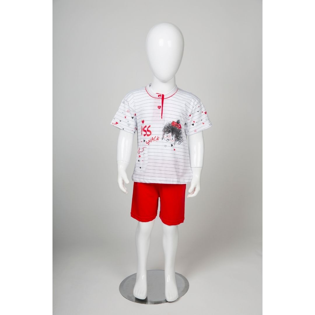 PIJAMA INFANTIL KISS & CORAZONES 212010 MUSLHER
