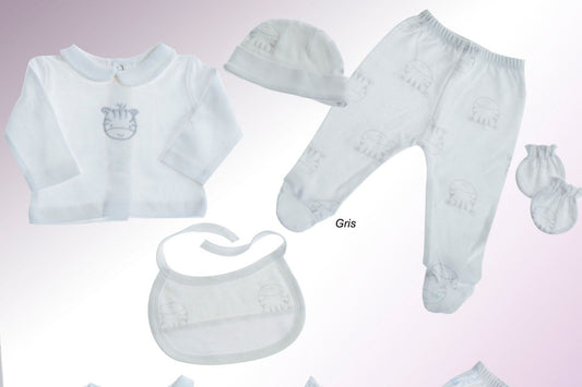 JUEGO INFANTIL 5 PZAS 10911 GRIS GAMBERRITOS