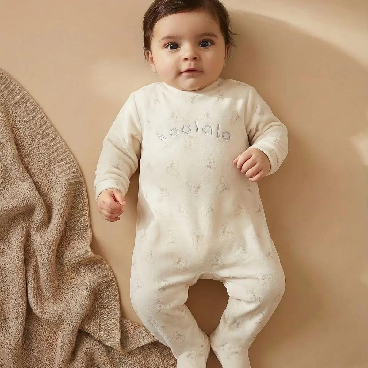 PELELE BEBE VELOUR 8024 WATERLEMON