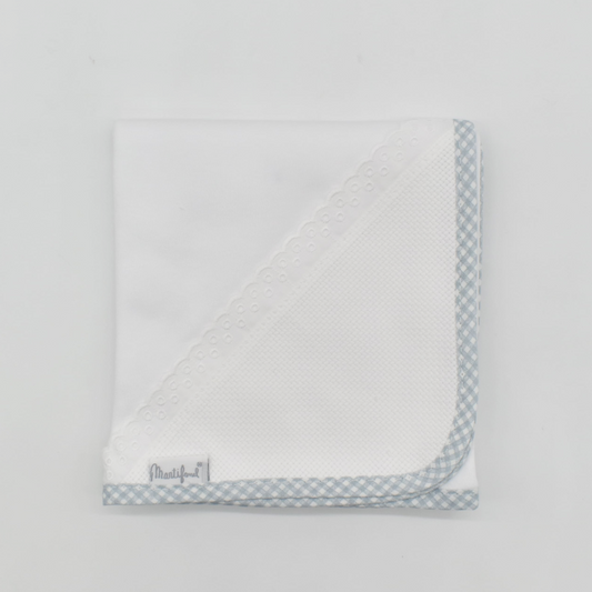 GASA F02 BI PARA BORDAR 65X65 BLANCO-AZUL PETRÓLEO MARTIFANEL