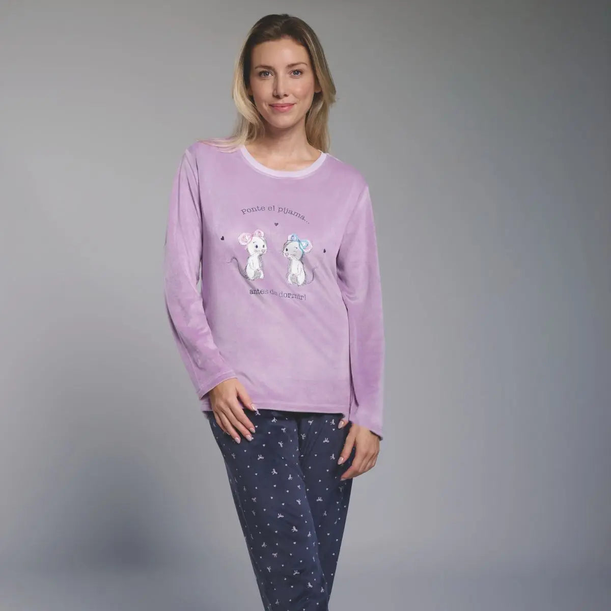 PIJAMA MUJER INVIERNO 26228 MUYDEMI