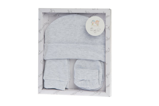JUEGO INFANTIL 3 PCS 8837 GRIS GAMBERRITOS