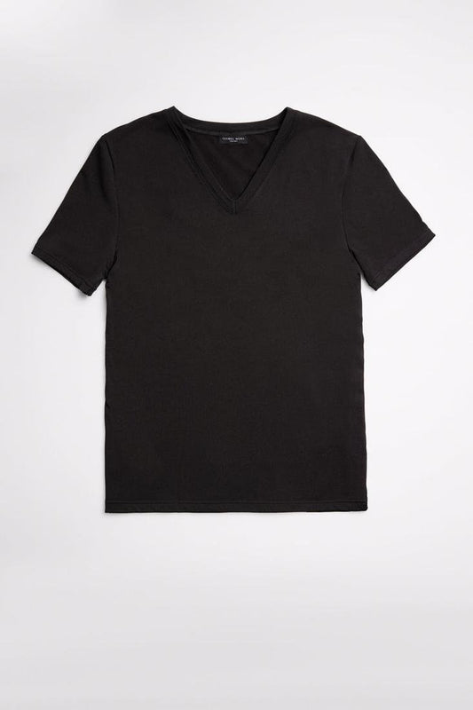CAMISETA TÉRMICA MANGA CORTA 70100 NEGRO YSABEL MORA