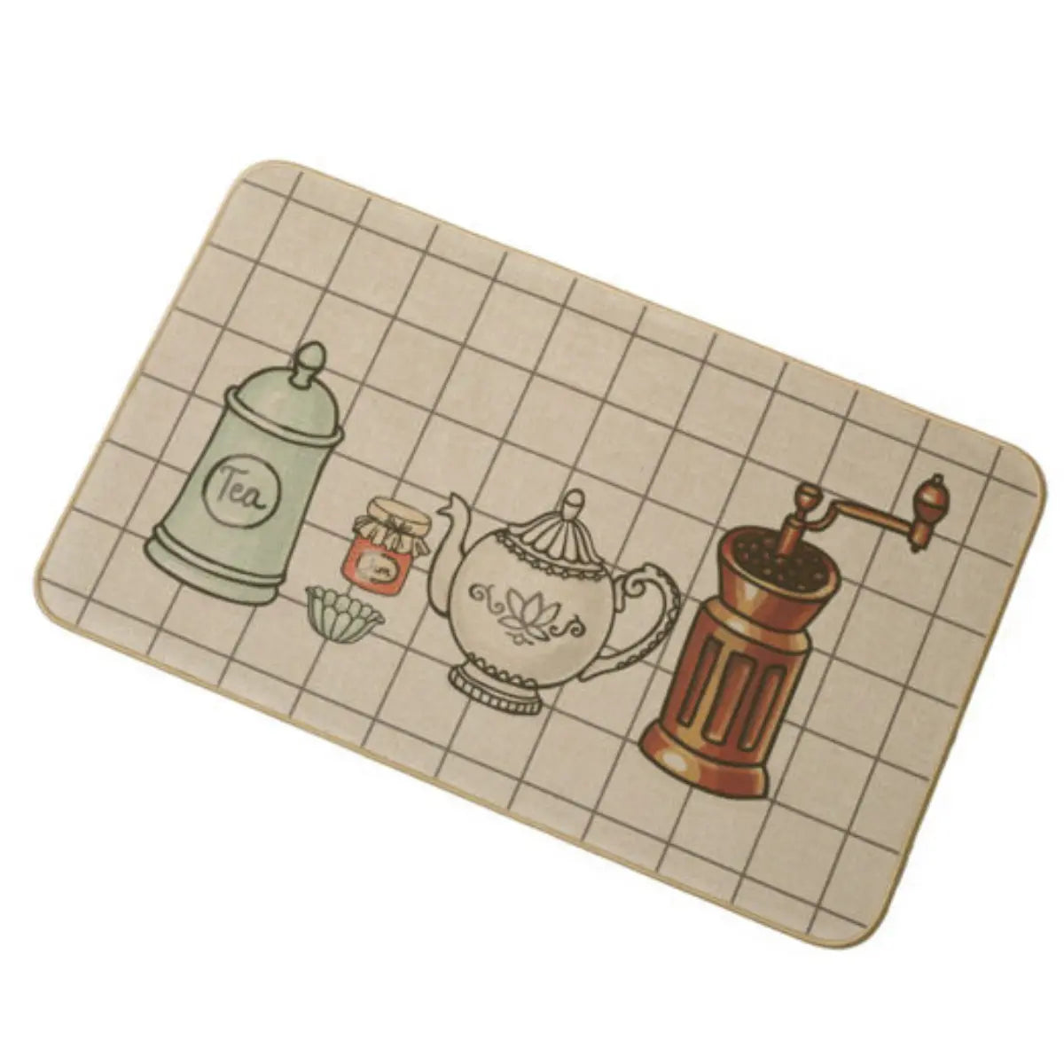 ALFOMBRA COCINA 7644 45X75 CM IDEAL TEXTIL