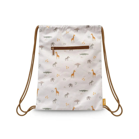 MOCHILA SACO INFANTIL MODELO SAVANNA BEIGE INTERBABY