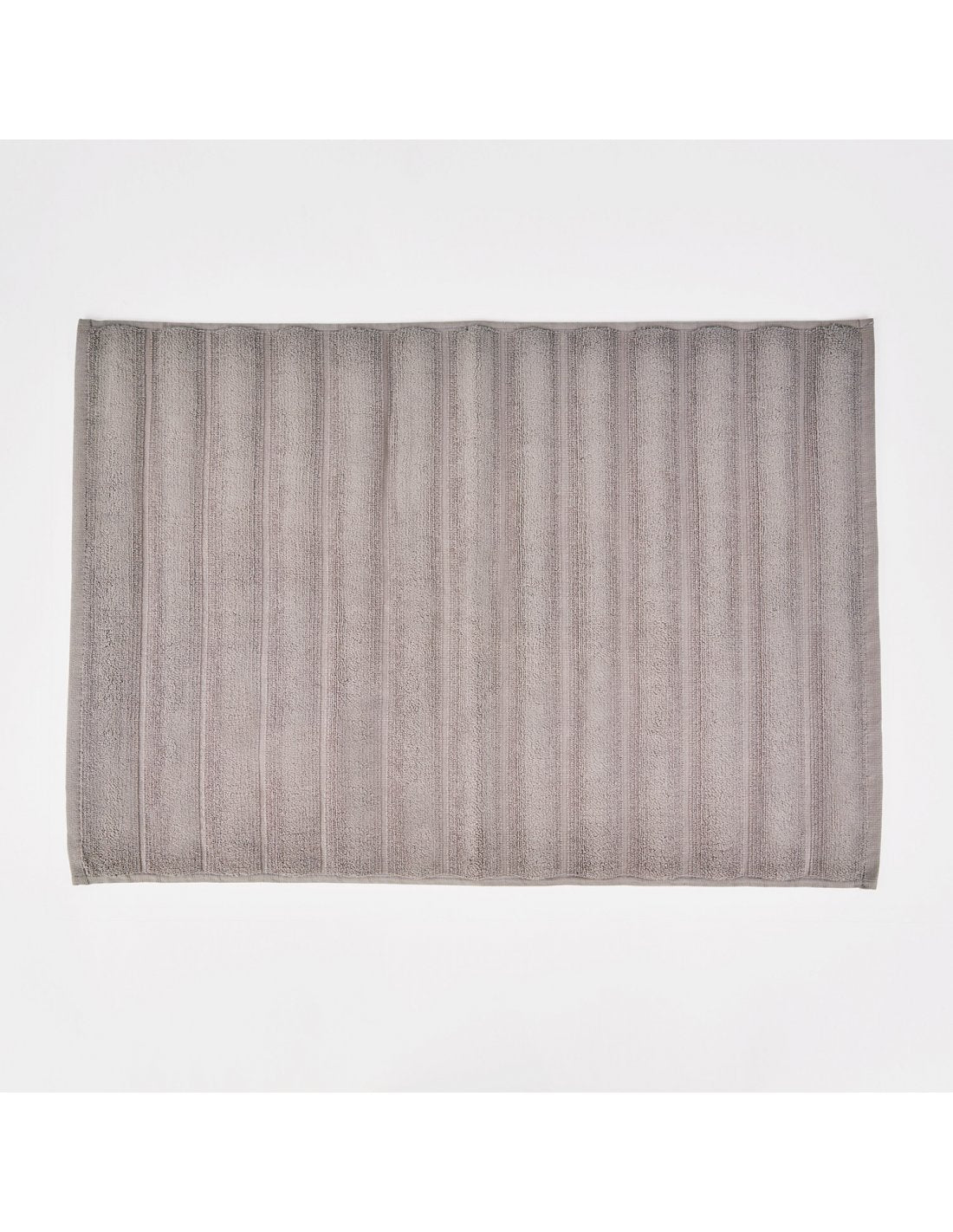 ALFOMBRA BAÑO RIBS GRIS 50X70 DON ALGODON