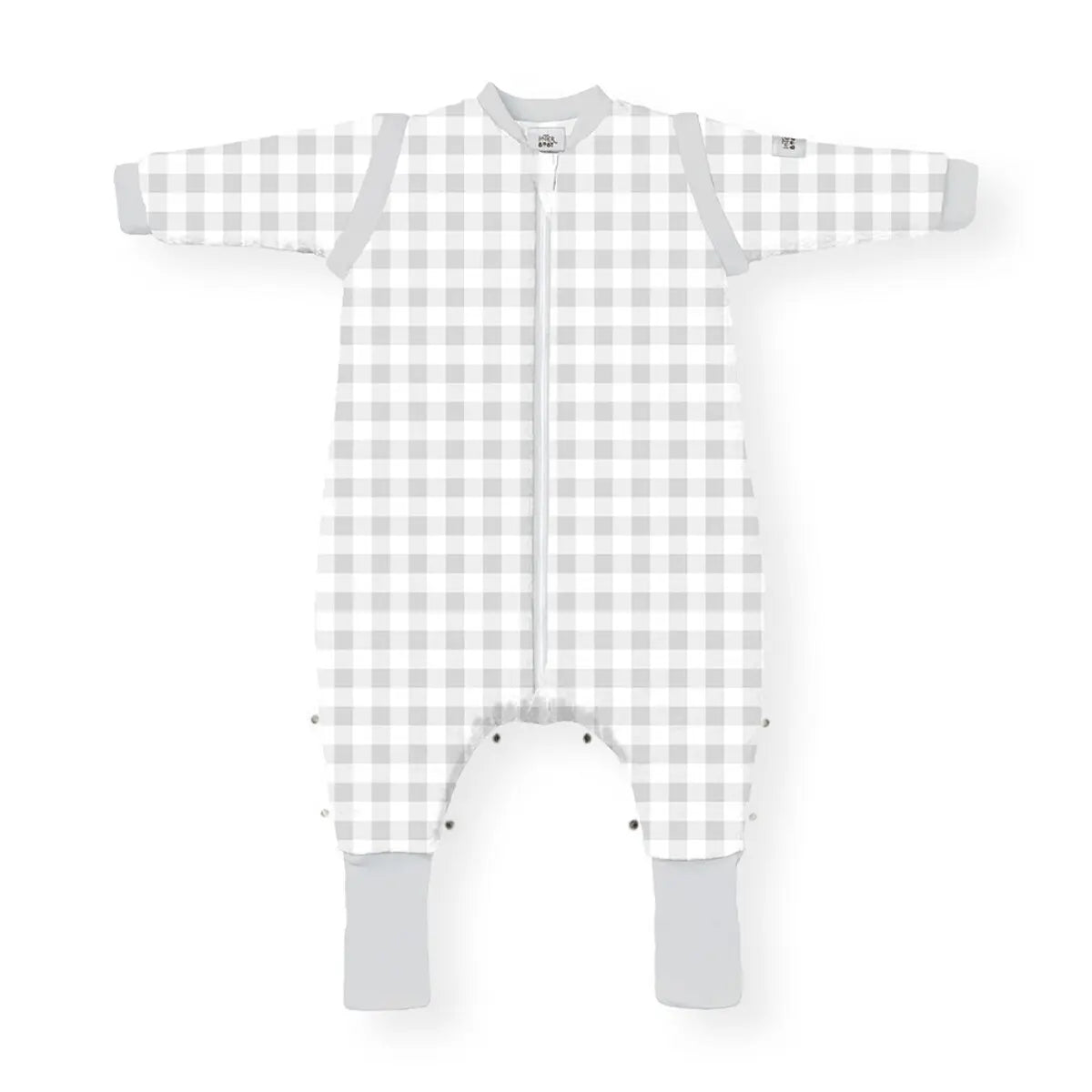 MONO EVOLUTIVO BEBE VICHY GRIS INTERBABY