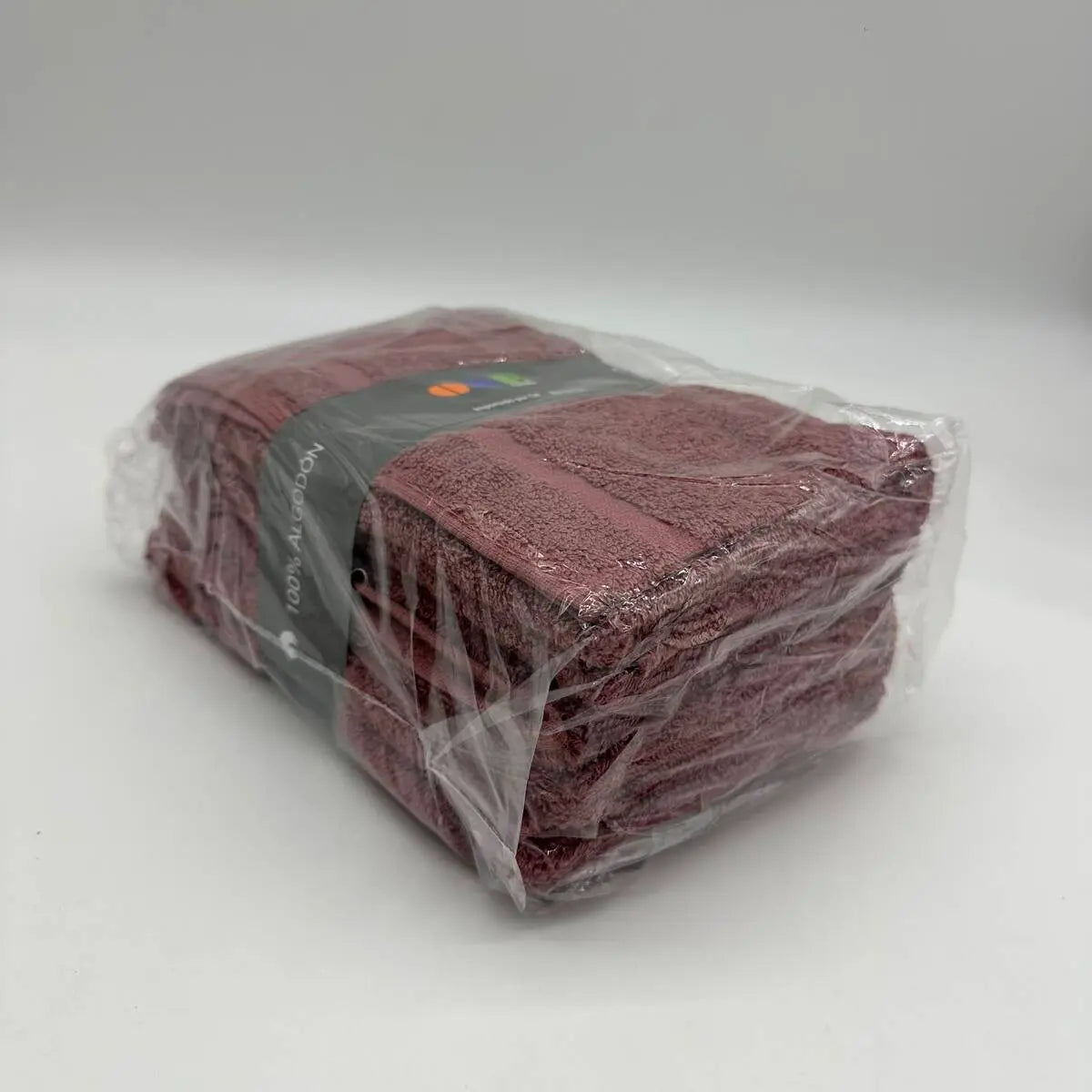 PAÑOS DE COCINA RIZO PACK 6 ALGODON VINO ONE LIVING