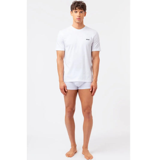PACK 2 CAMISETAS M/C RED LOGO FU5053/2 BLANCO FILA