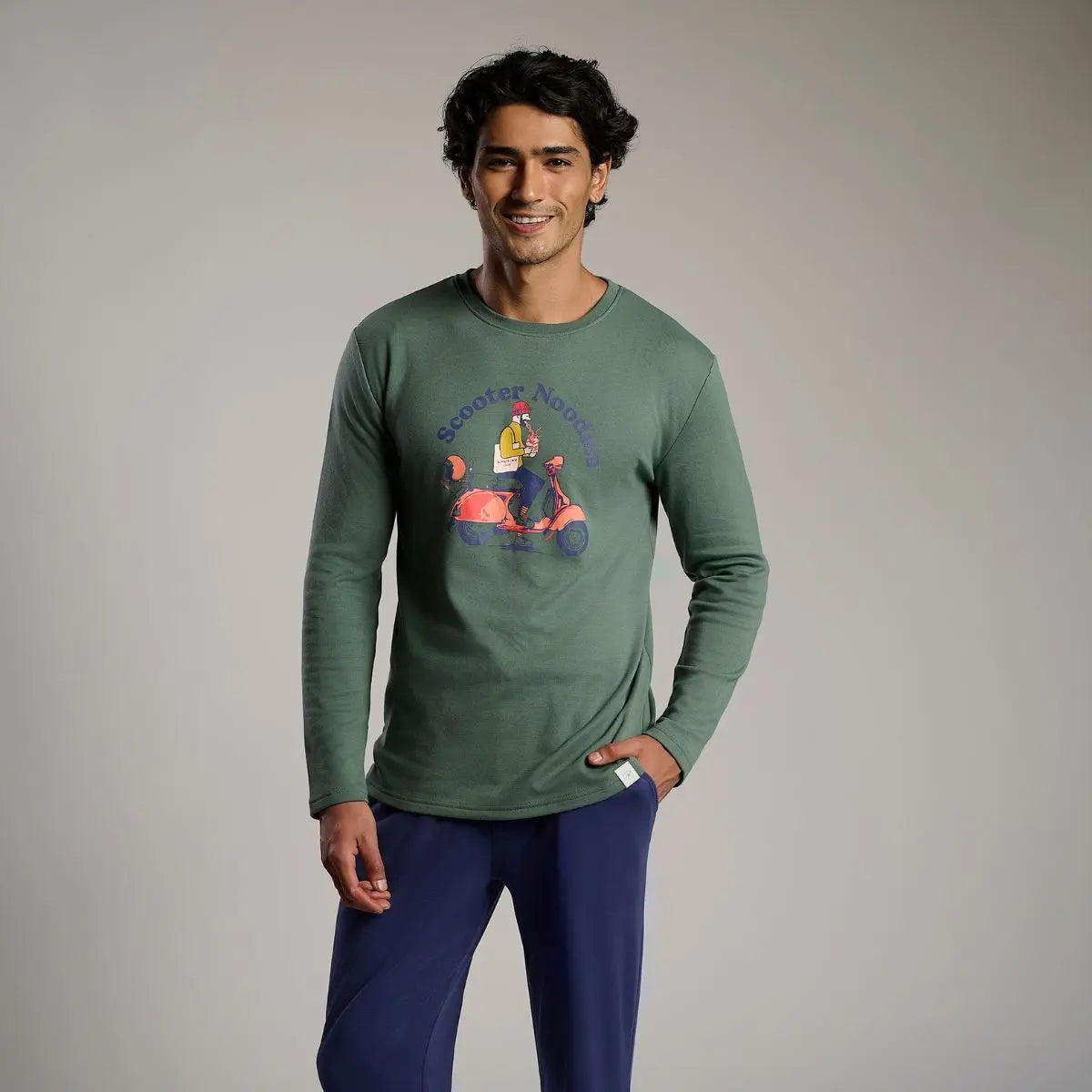 PIJAMA HOMBRE INVIERNO 26416 MUYDEMI