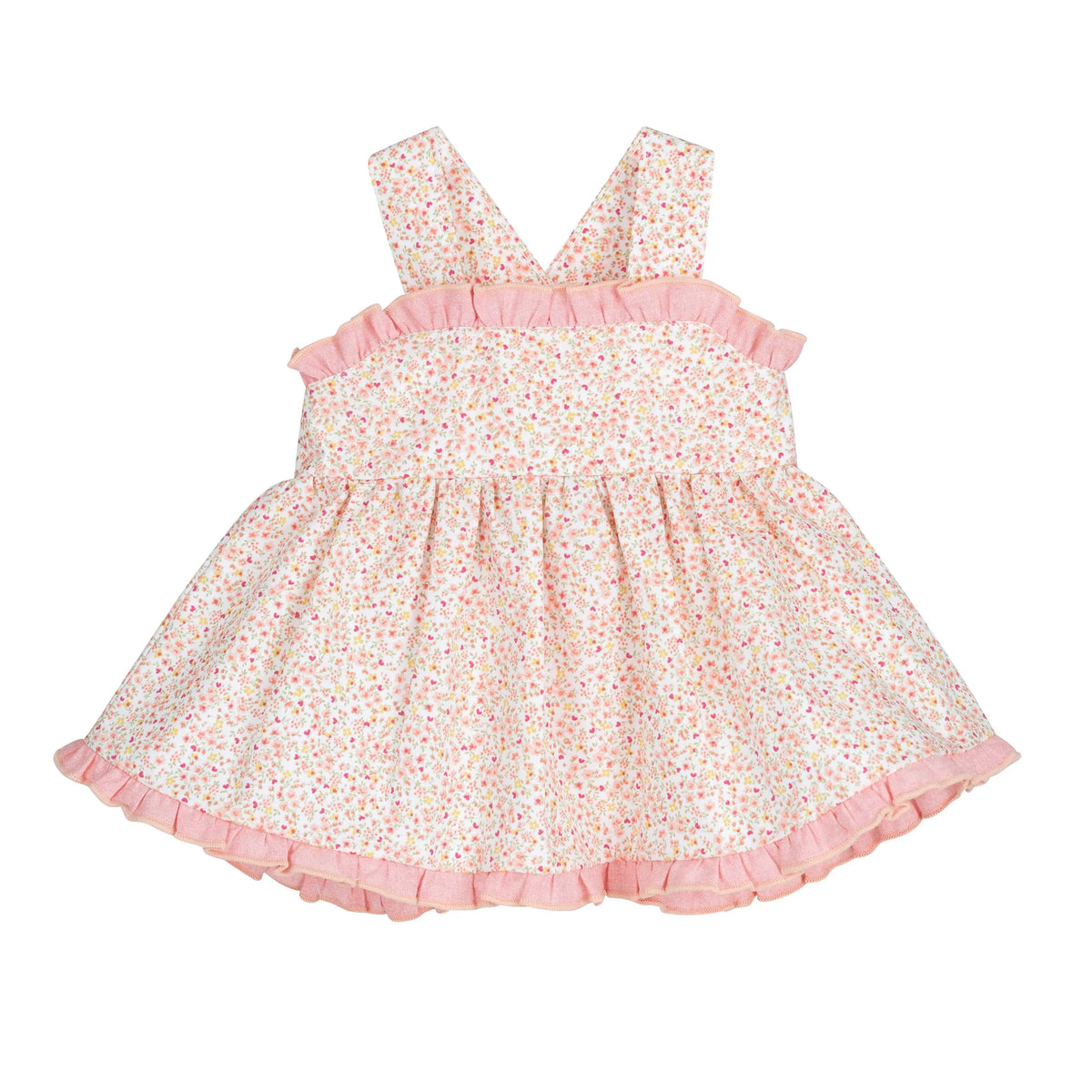 VESTIDO CON BRAGUITA 21327-B KANPUR CORAL CALAMARO