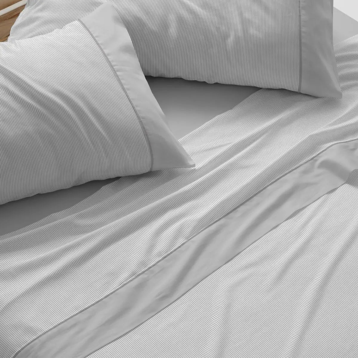JUEGO DE SABANAS TELA 297 GRIS BURRITO BLANCO