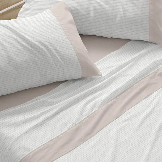 JUEGO DE SABANAS TELA 550 ARENA BURRITO BLANCO