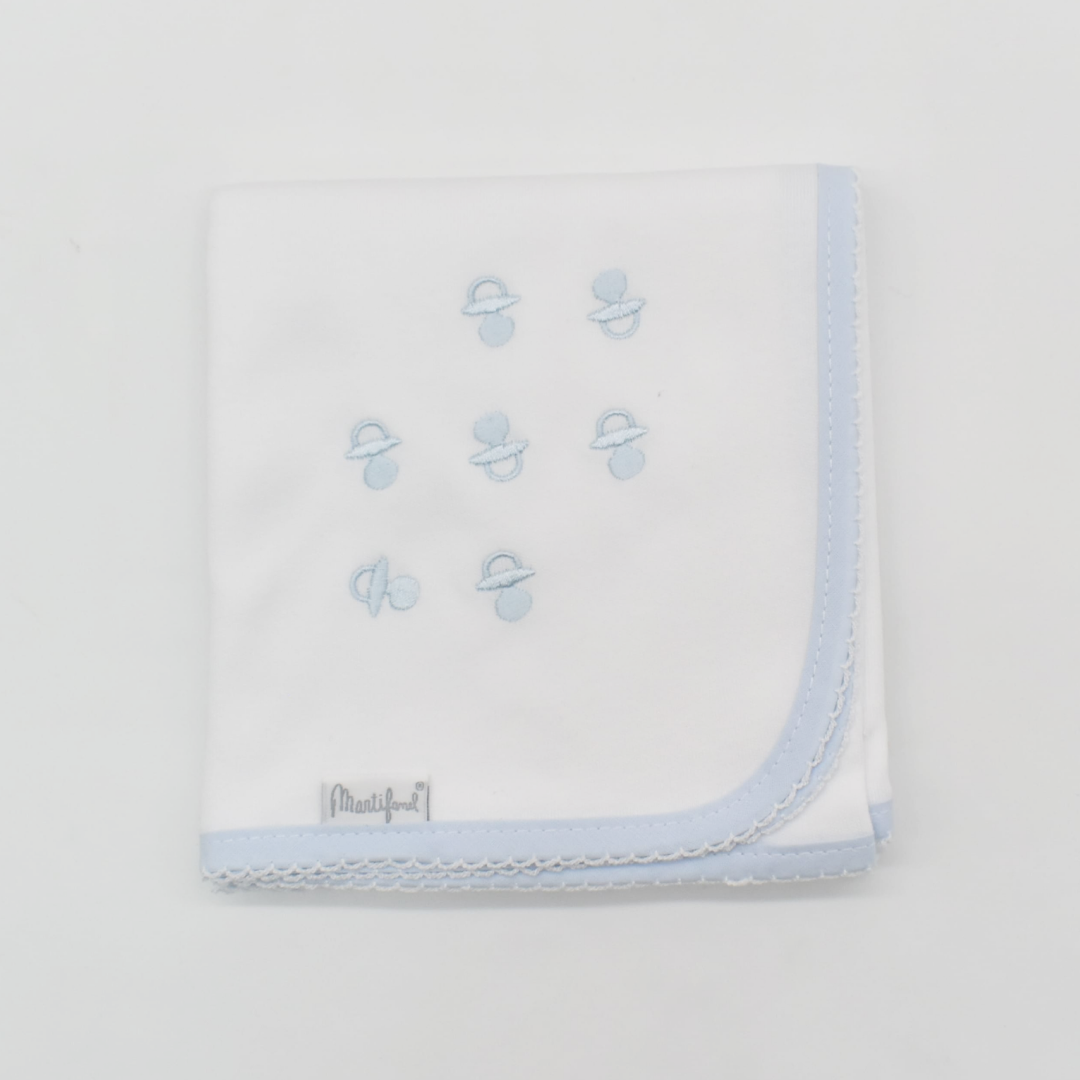 GASA F2 BORDADA CHUPETES 02 AZUL 65X65 MARTIFANEL