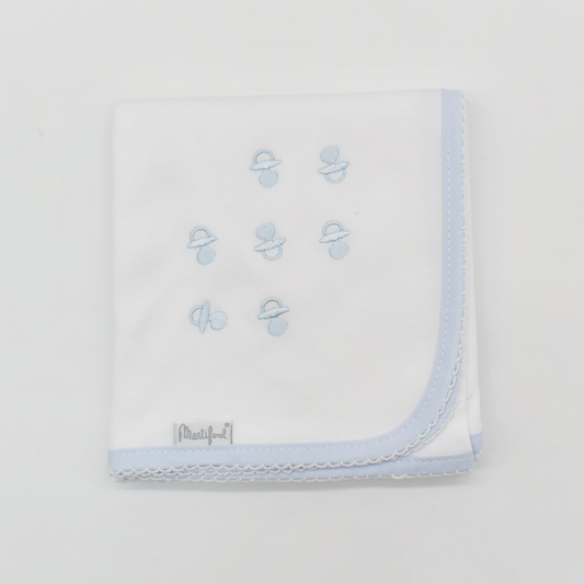 GASA F2 BORDADA CHUPETES 02 AZUL 65X65 MARTIFANEL