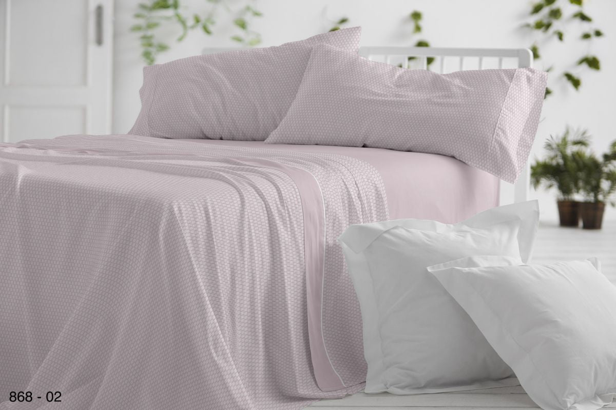 JUEGO DE SABANAS TELA DORVEL 868 NUDE BURRITO BLANCO