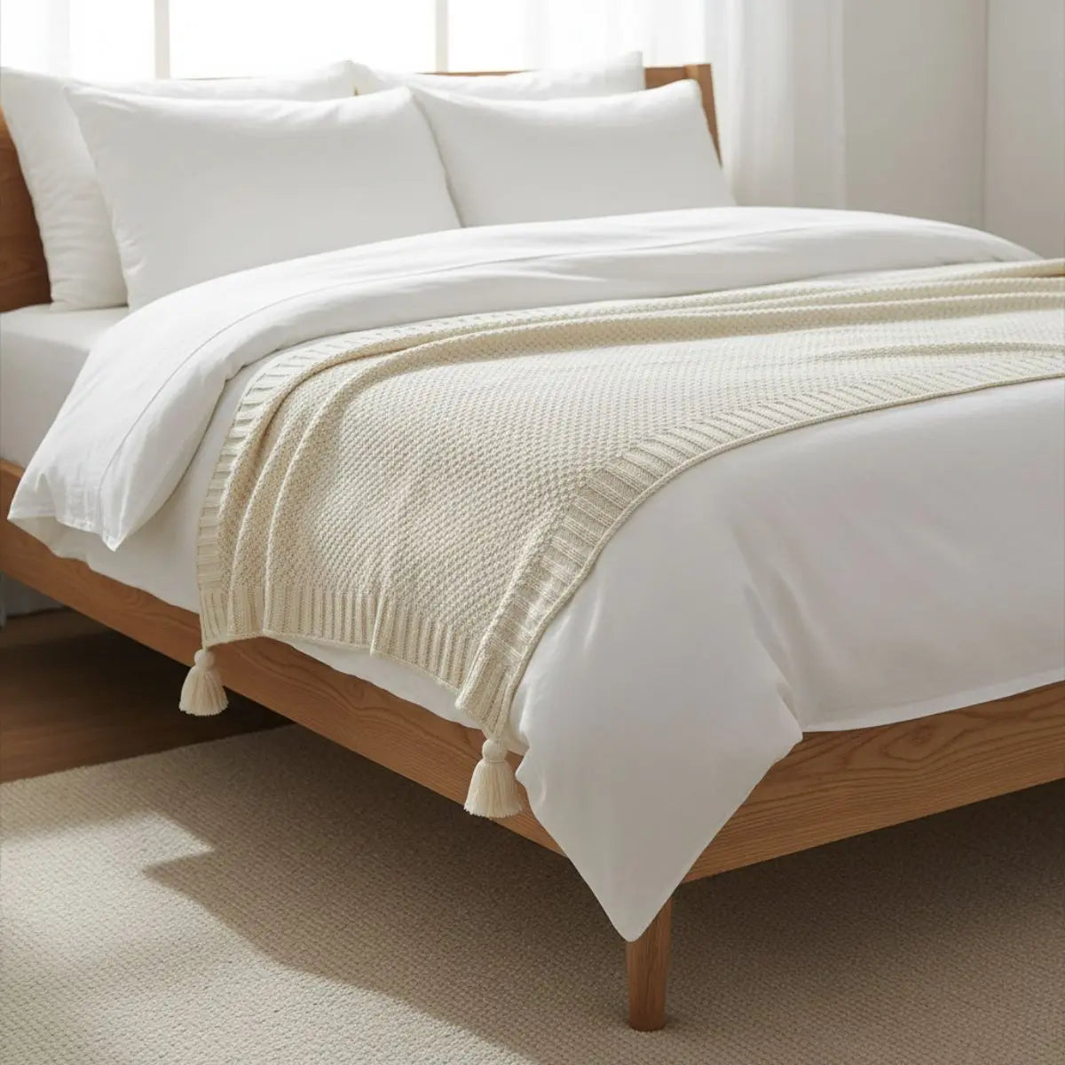 PIE DE CAMA GRANITO BORLAS 60X225 MARFIL LIBRA