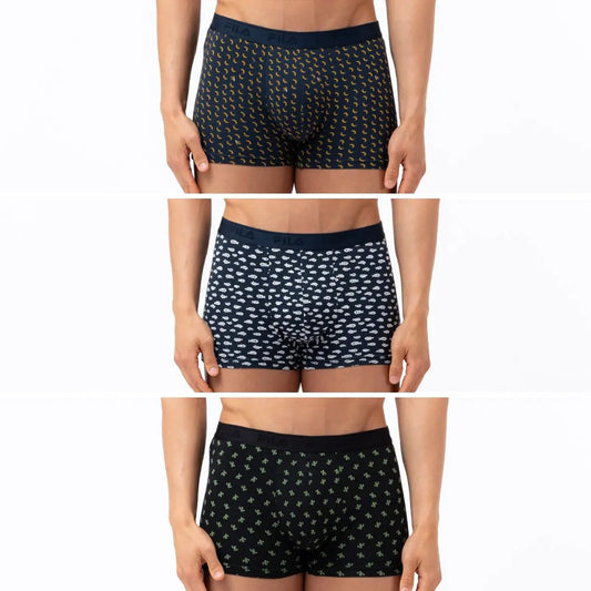 BOXER ESTAMPADO HOMBRE PACK 3 FU5378/3 FILA