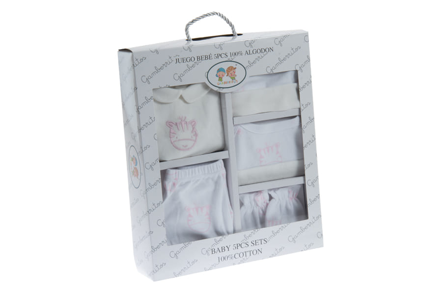 JUEGO INFANTIL 5 PZAS 10911 ROSA GAMBERRITOS