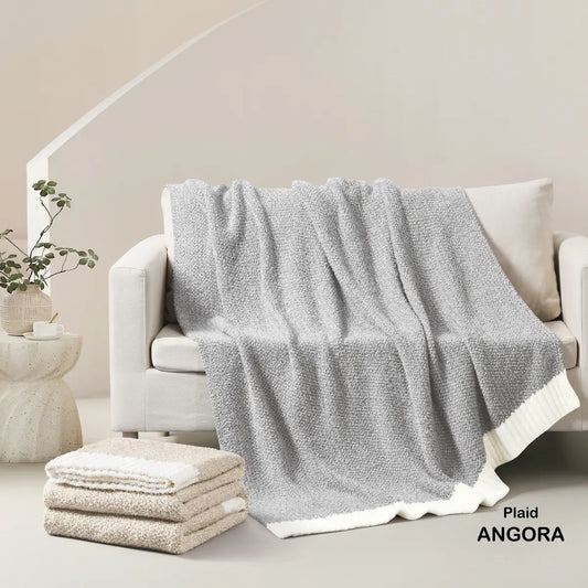PLAID ANGORA GRIS PERLA 130X170 DOLZ