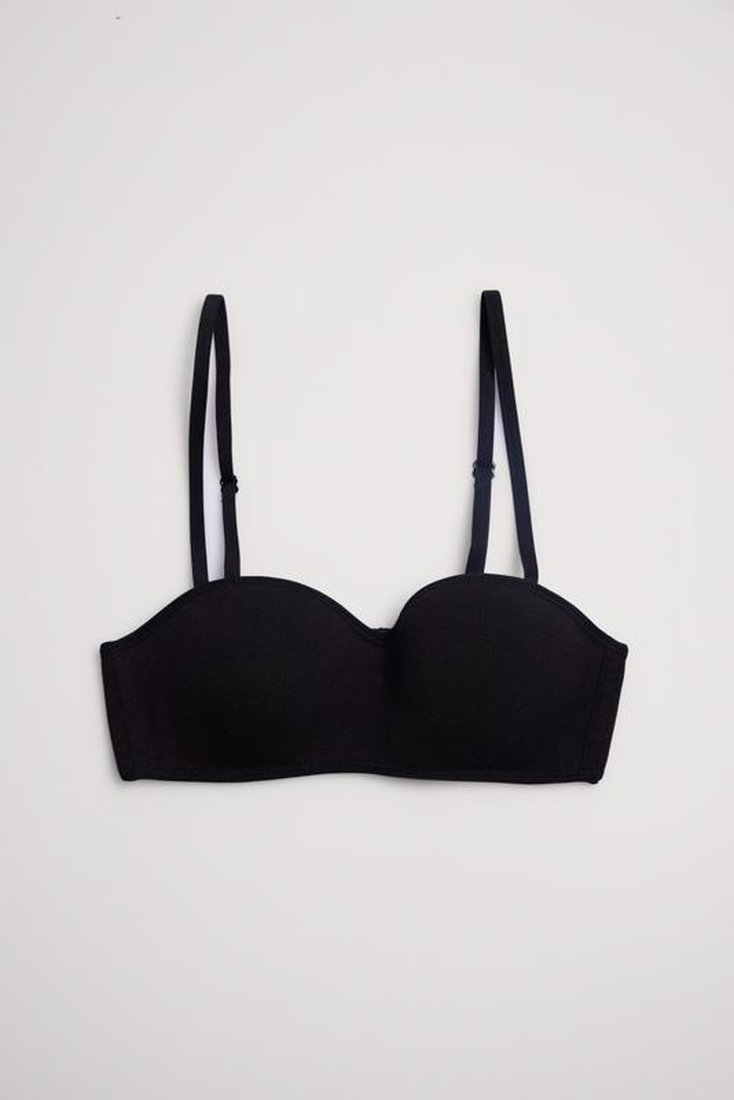 SUJETADOR BANDEAU 18868 NEGRO YSABEL MORA