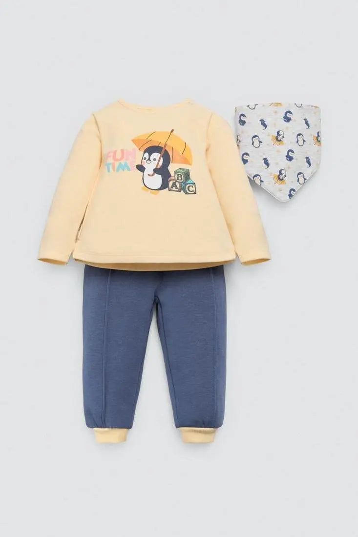 CONJUNTO BEBÉ 3 PIEZAS 25595 YSABEL MORA