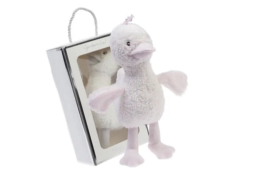 MUÑECO SONAJERO PATO 11013 ROSA GAMBERRITOS