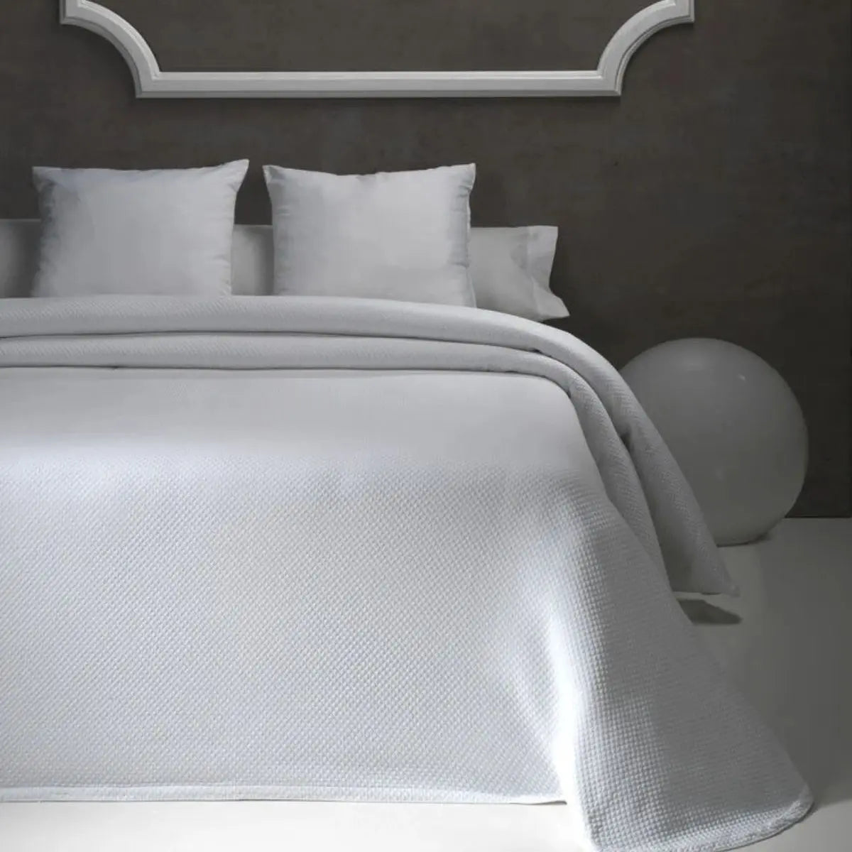 COLCHA JACQUARD JOYA BLANCO HOSTELINE