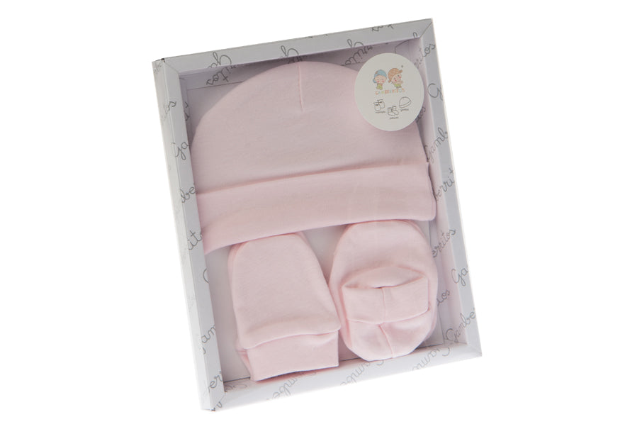 JUEGO INFANTIL 3 PCS 8837 ROSA GAMBERRITOS