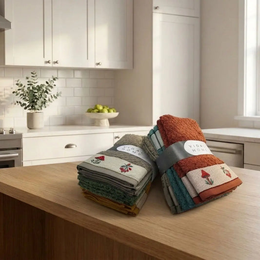 PAÑOS DE COCINA PACK 6 12528 50X50 VIDAL HOME