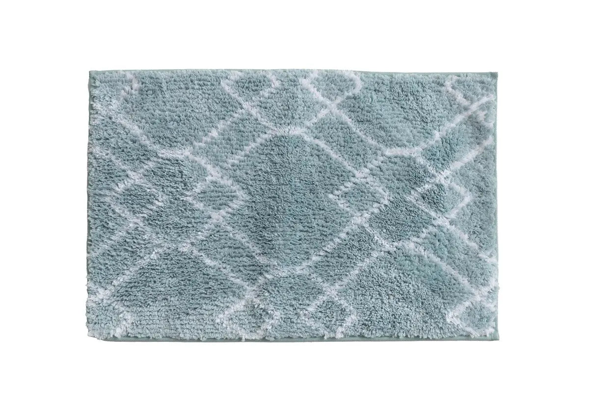 ALFOMBRA BAÑO CERES AGUA MARINA 60X40 EDEN