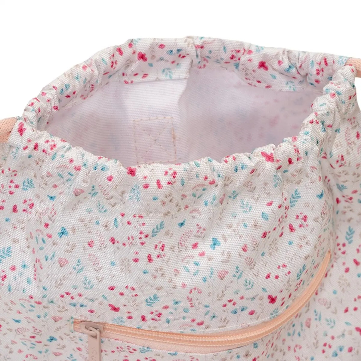 MOCHILA SACO INFANTIL MODELO PETALOS ROSA INTERBABY
