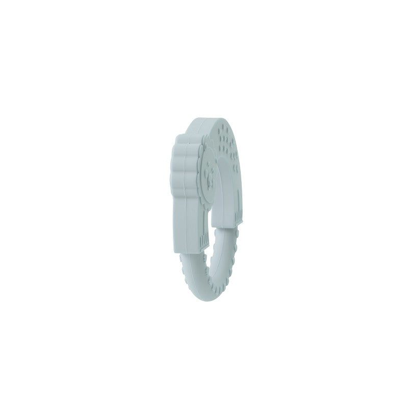 MORDEDOR DE SILICONA SI014-73 AZUL GRISACEO INTERBABY