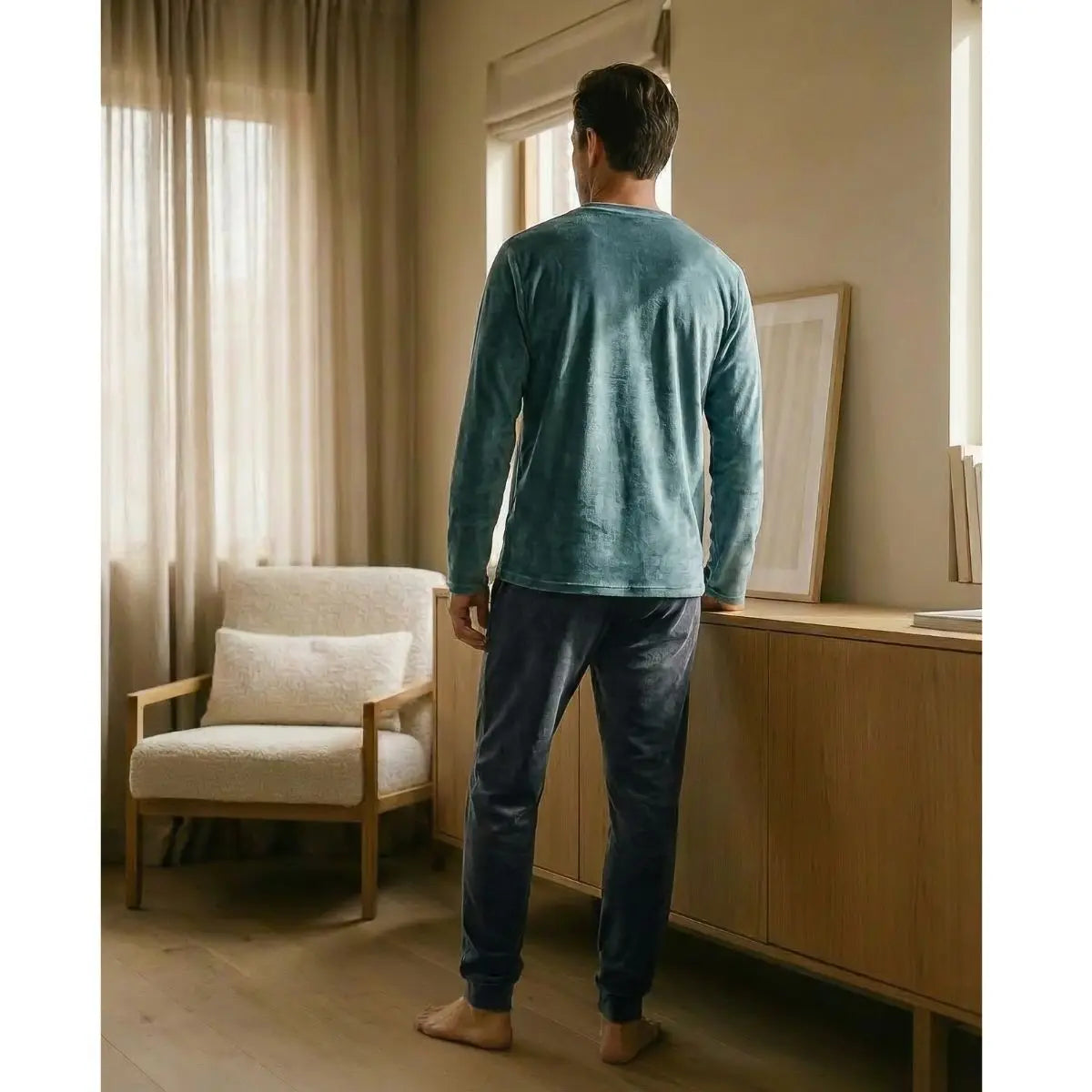 PIJAMA HOMBRE SPANDEX 8623 WATERLEMON