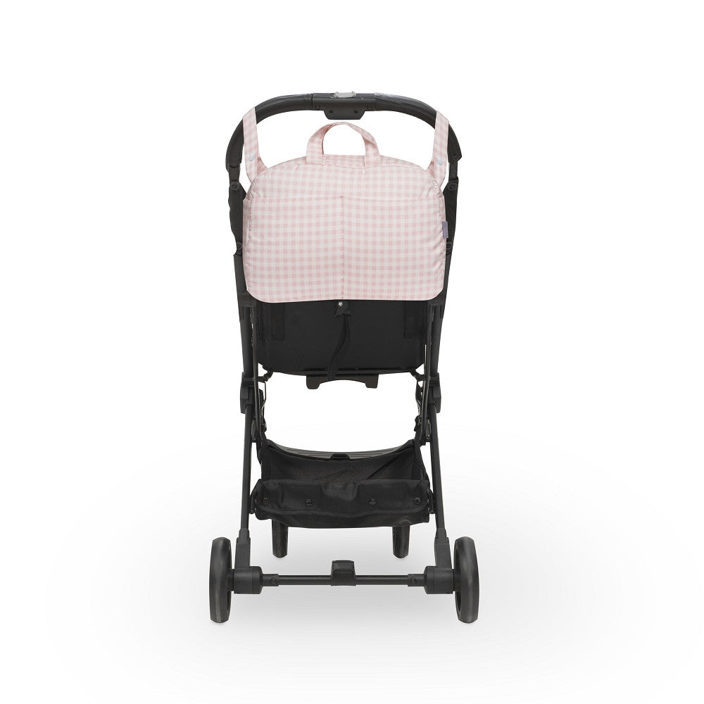 BOLSO MATERNAL VICHY ROSA DON ALGODÓN
