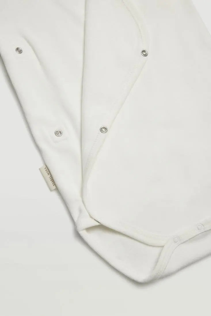 BODY BEBE MANGA LARGA 25011 BLANCO YSABEL MORA