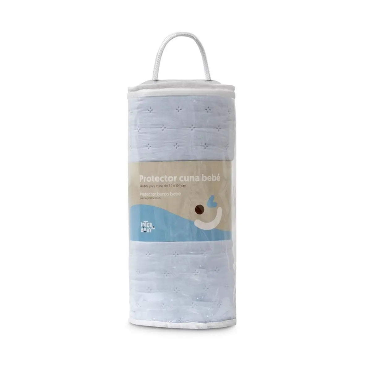 CHICHONERA REVERSIBLE LISA GOFRADA AZUL INTERBABY