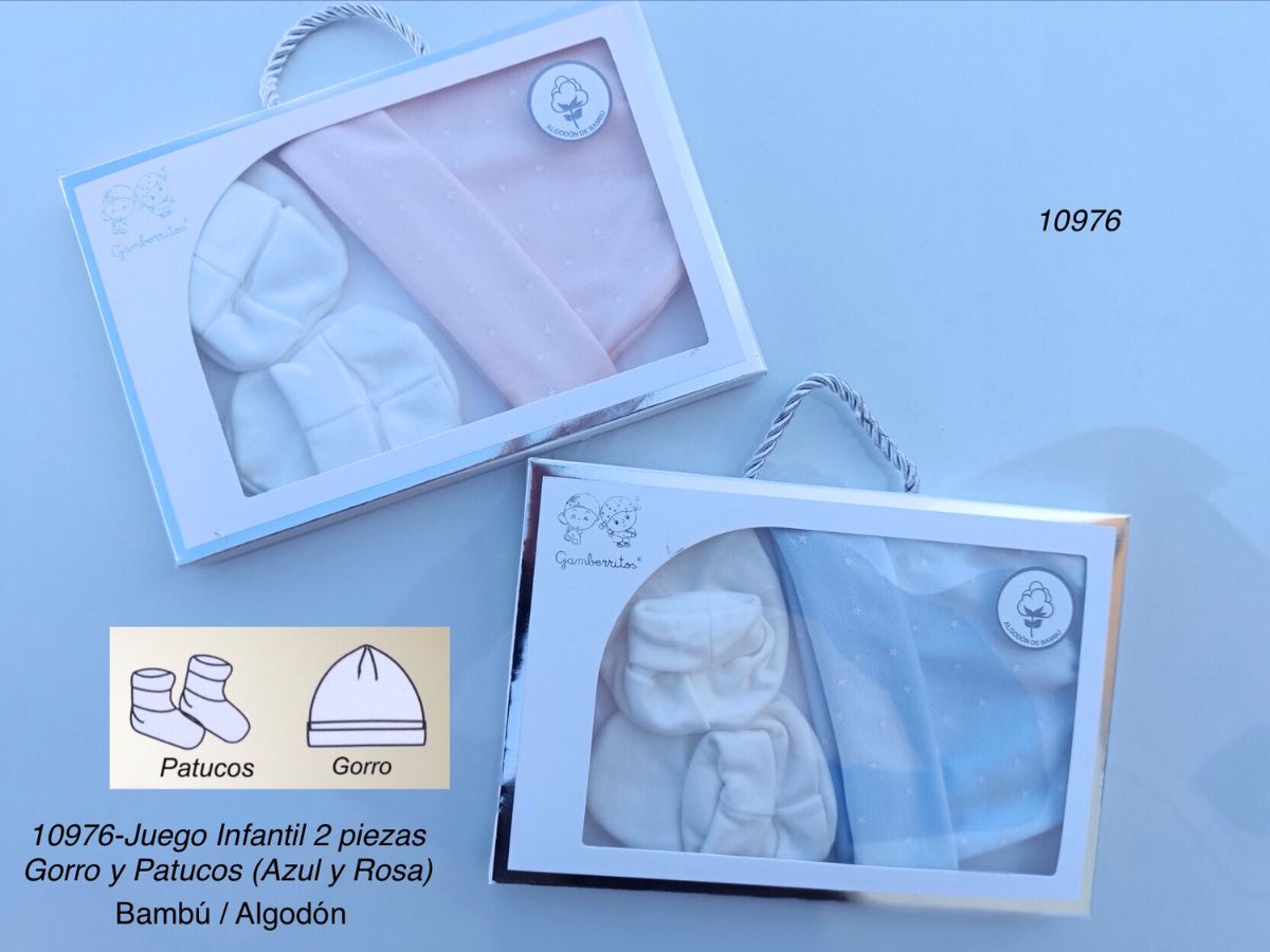 JUEGO INFANTIL 2 PCS 10976 ROSA GAMBERRITOS