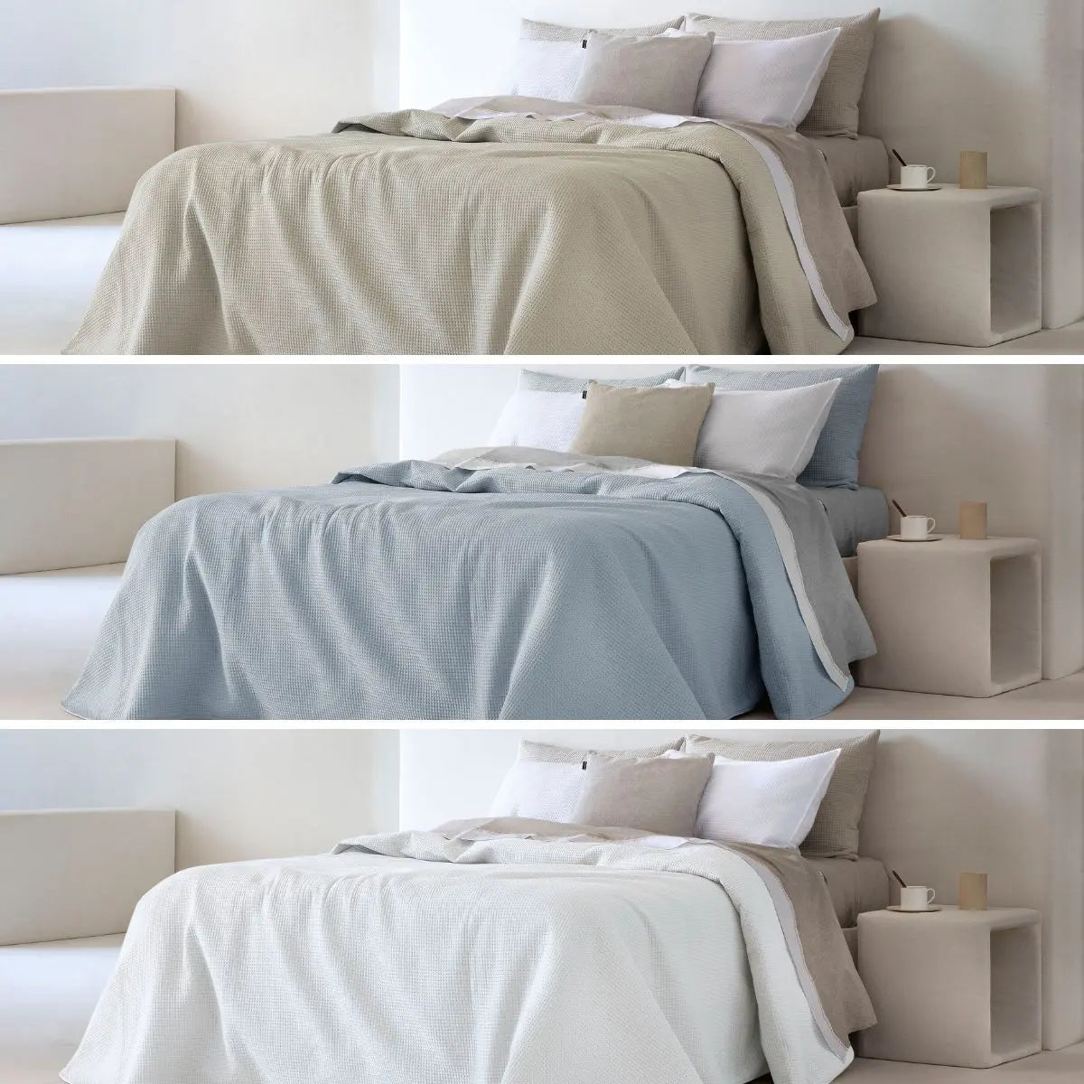 COLCHA IM BOUTI MARINA BLANCO FUN&DECO