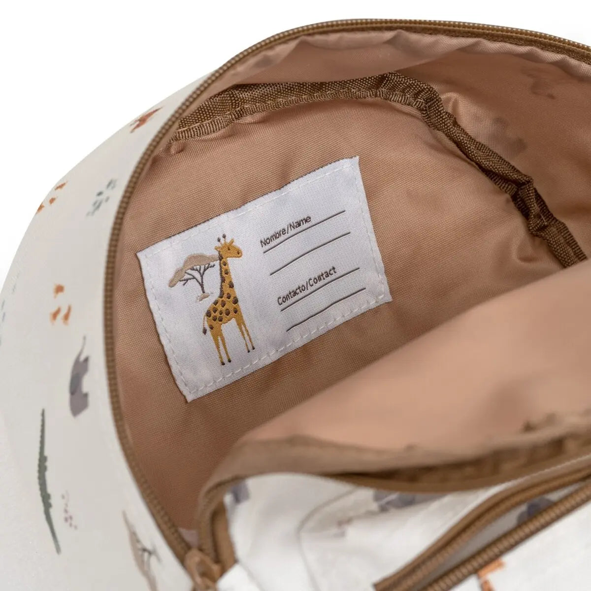 MOCHILA INFANTIL MODELO SAVANNA BEIGE INTERBABY