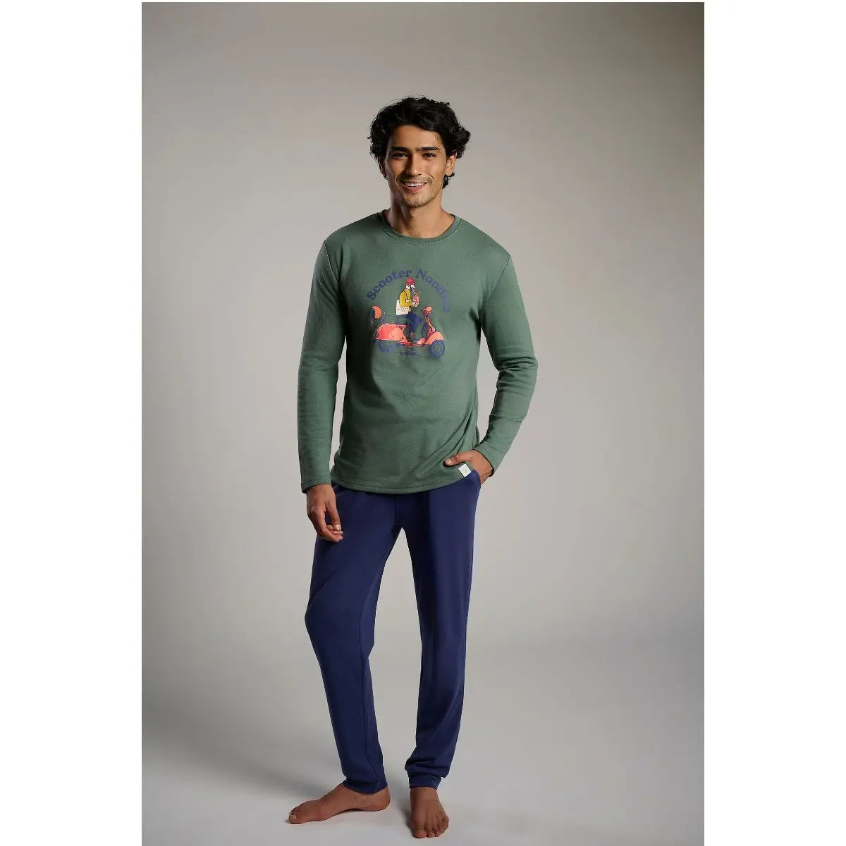 PIJAMA HOMBRE INVIERNO 26416 MUYDEMI