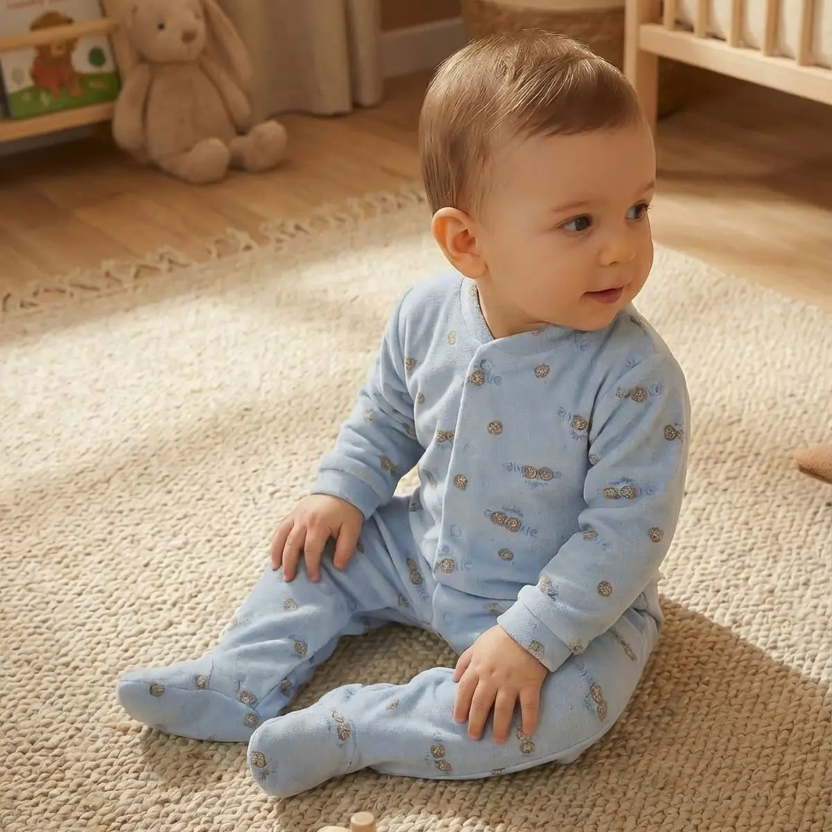PELELE BEBE VELOUR 8011 WATERLEMON