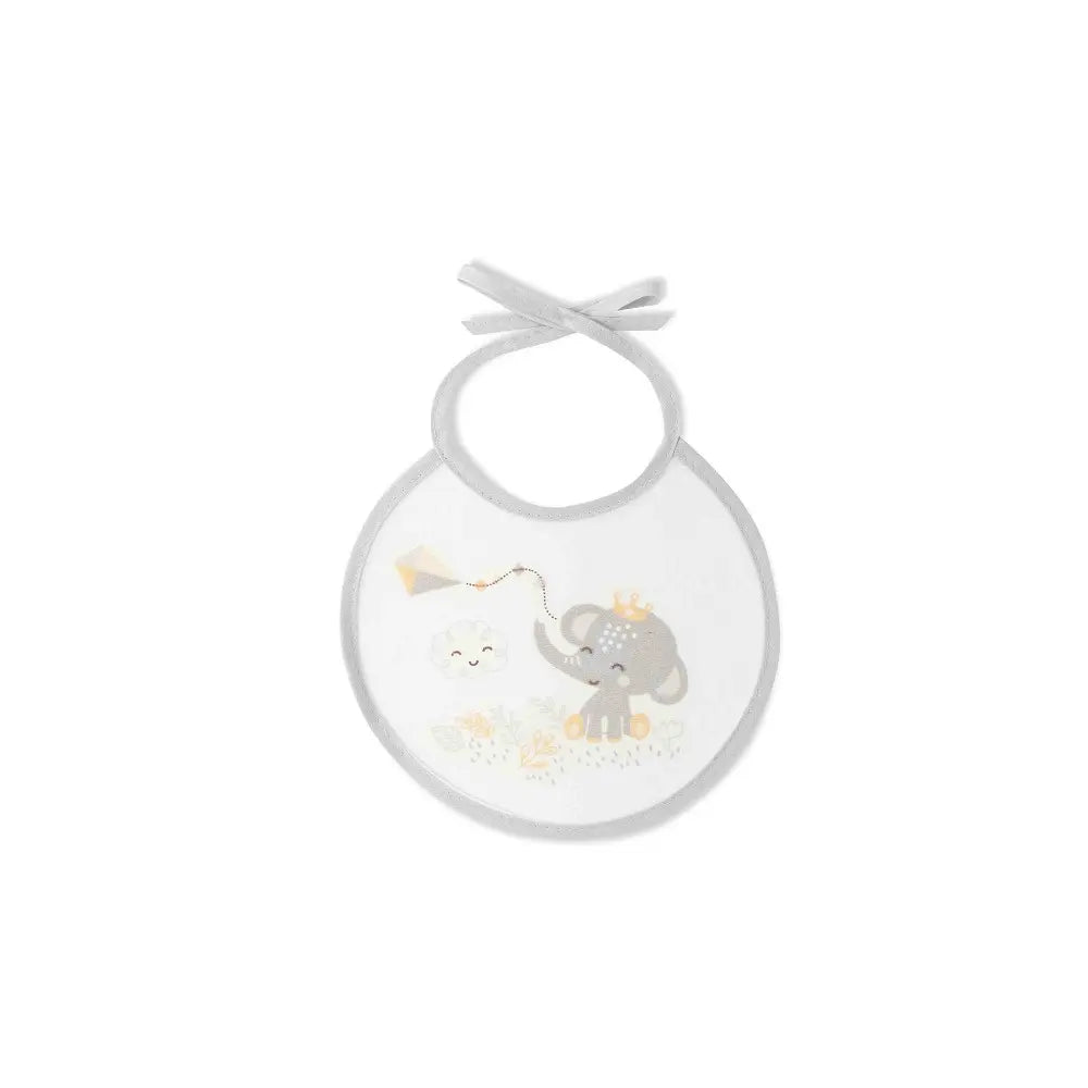 PACK 2 BABEROS CACHIRULO ESTRELLAS 20X20 GRIS INTERBABY