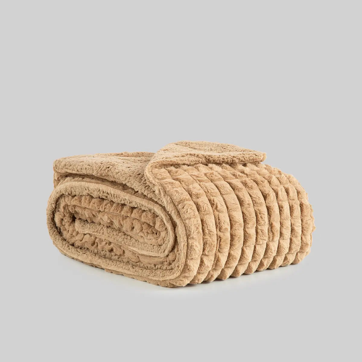 PLAID AMBER BEIGE 130X160 KARAMELO