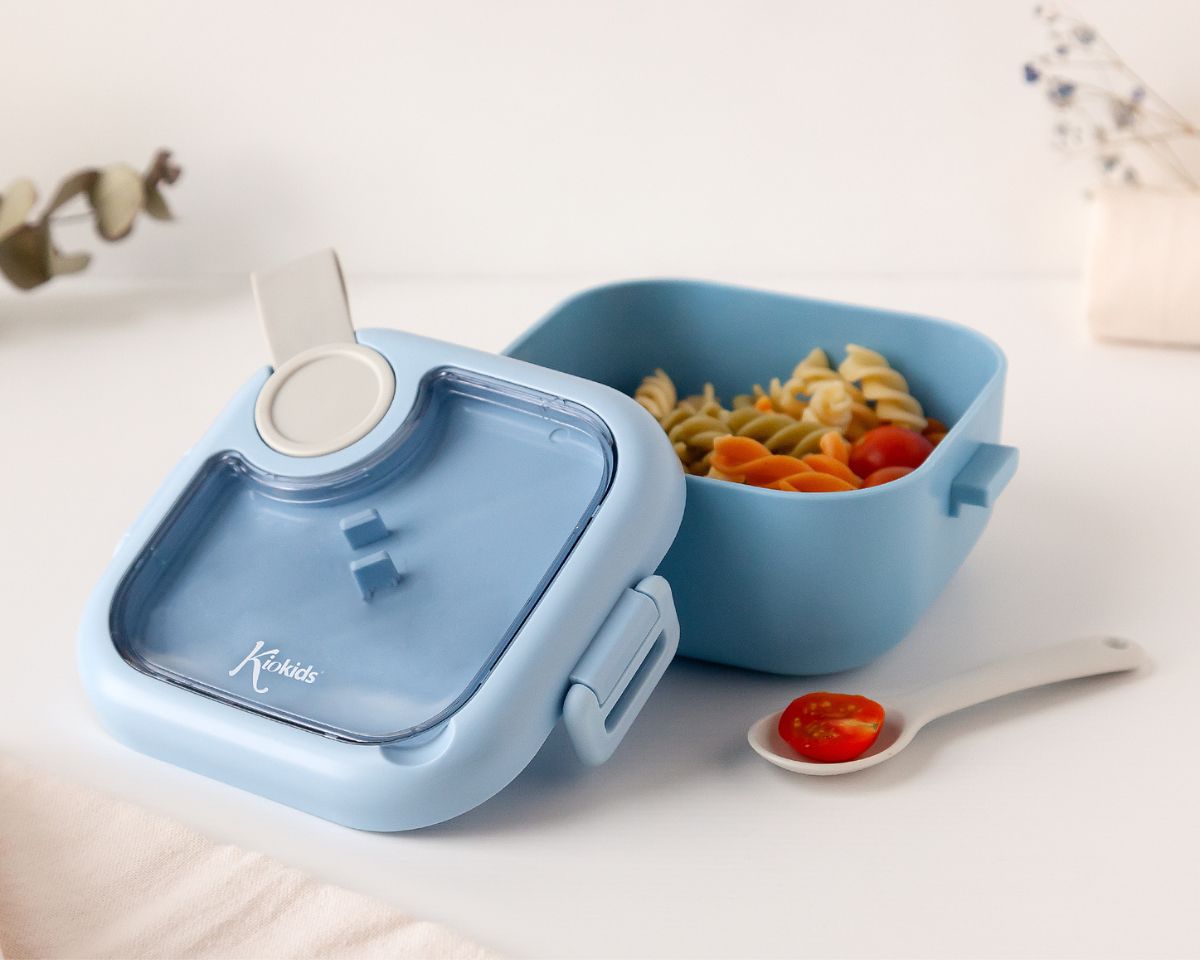 CAJA ALMUERZO BEBÉ 750ML 3536 AZUL KIOKIDS