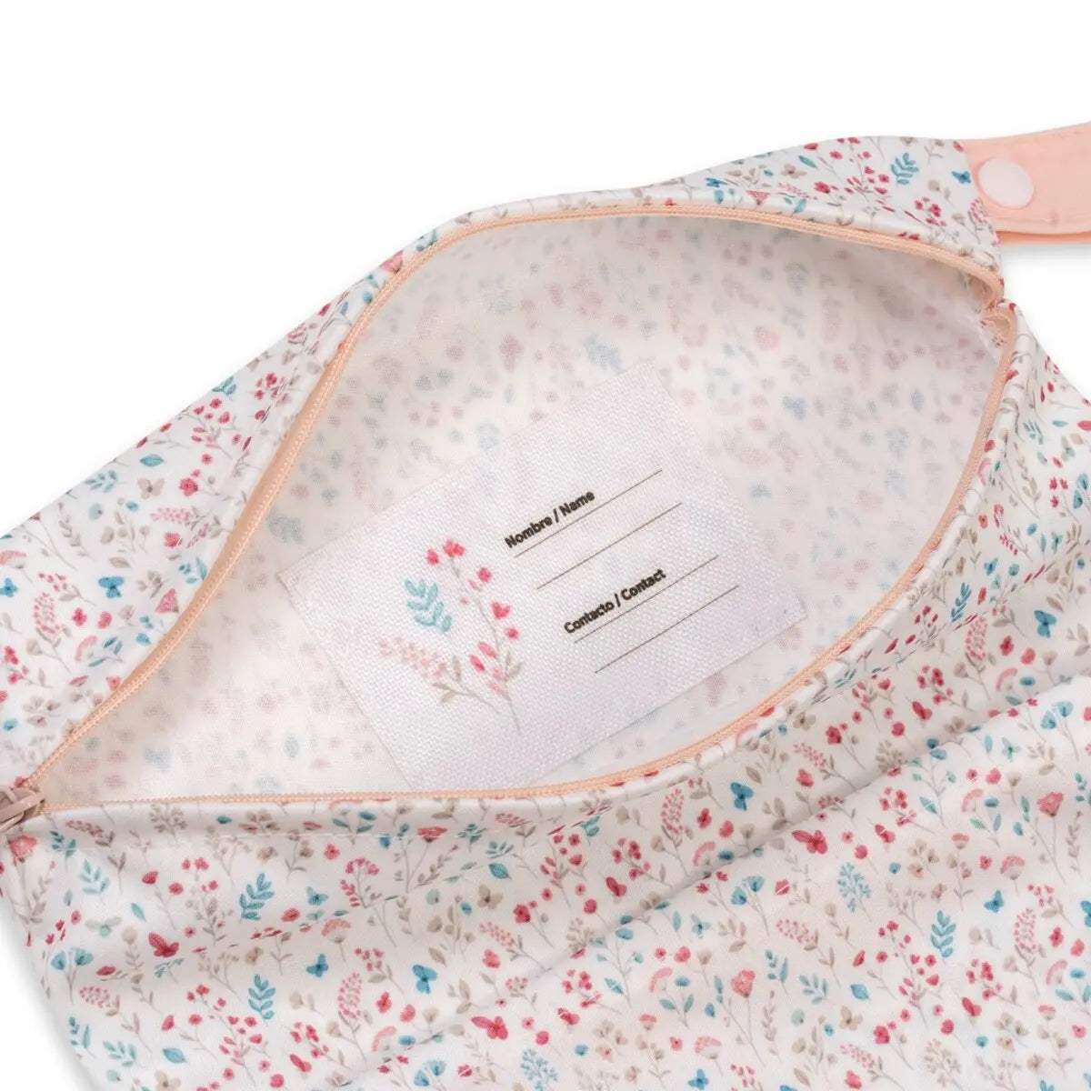 SET PACK2 BOLSA ROPA IMPERMEABLE MODELO PETALOS ROSA INTERBABY