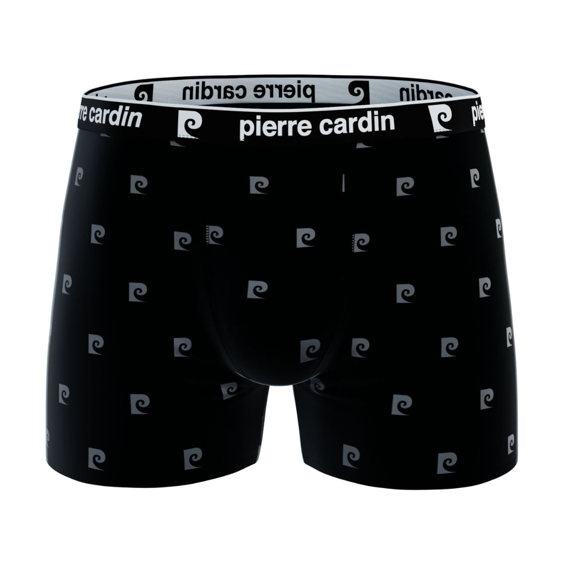PACK 2 BOXER HOMBRE ALGODÓN BCX2 BLACK+LOGO BLACK PIERRE CARDIN