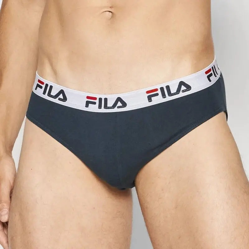SLIP HOMBRE ALGODÓN/LYCRA CINTURA ELÁSTICA FU5015 MARINO FILA